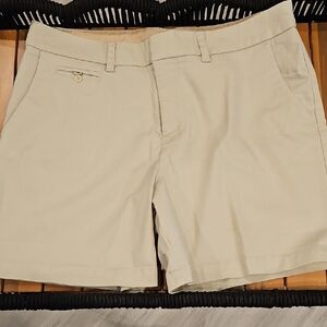 Cherokee Cream Bermuda Shorts Classic Cotton Twill